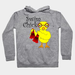 Swim Chick Text Hoodie